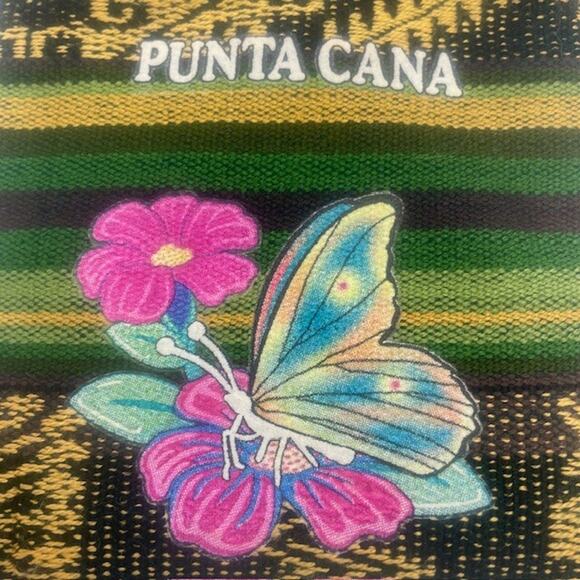 Punta Cana Multicolor Small Butterfly Shoulder Bag - Picture 3 of 8